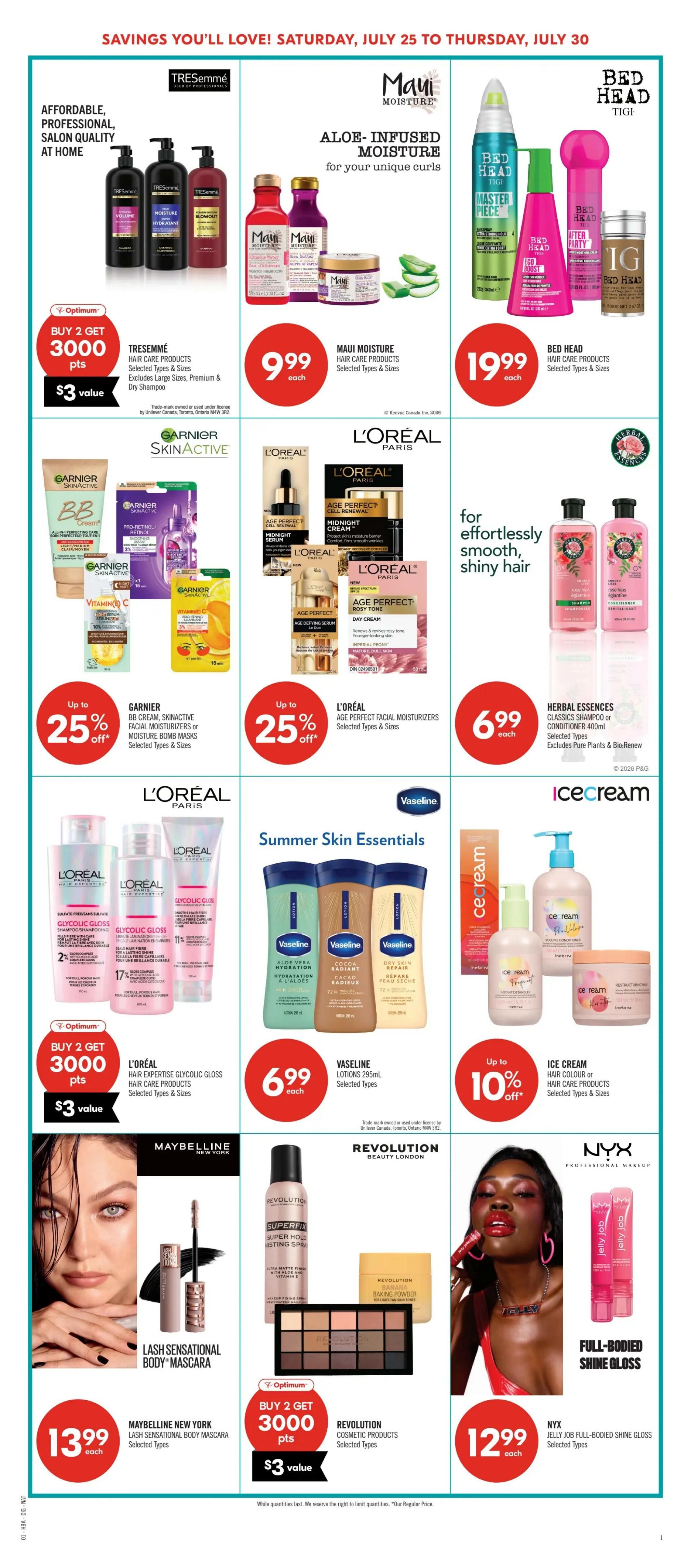Shoppers Drug Mart (West) Flyer July 25 to 30