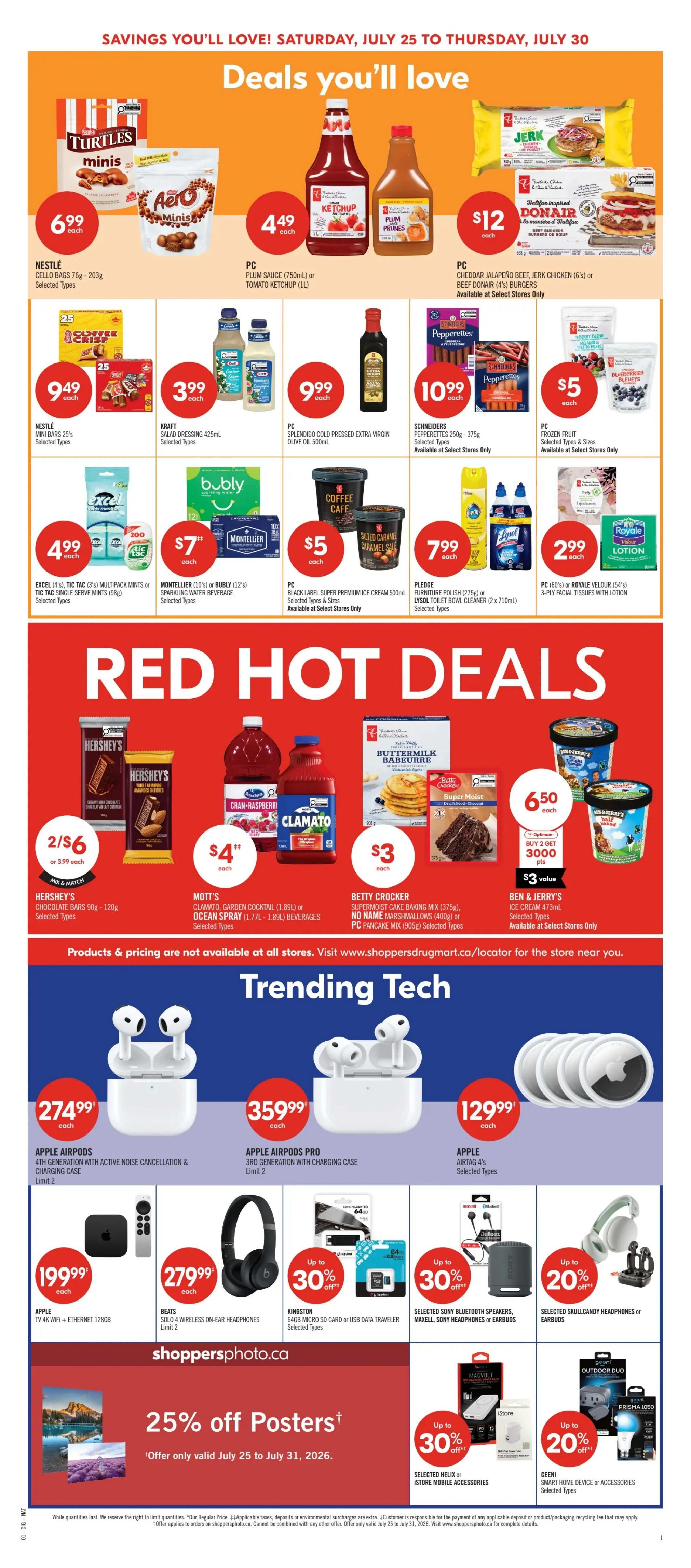 Shoppers Drug Mart (West) Flyer July 25 to 30