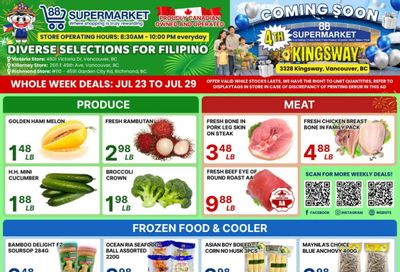 88 Supermarket Flyer July 23 to 29