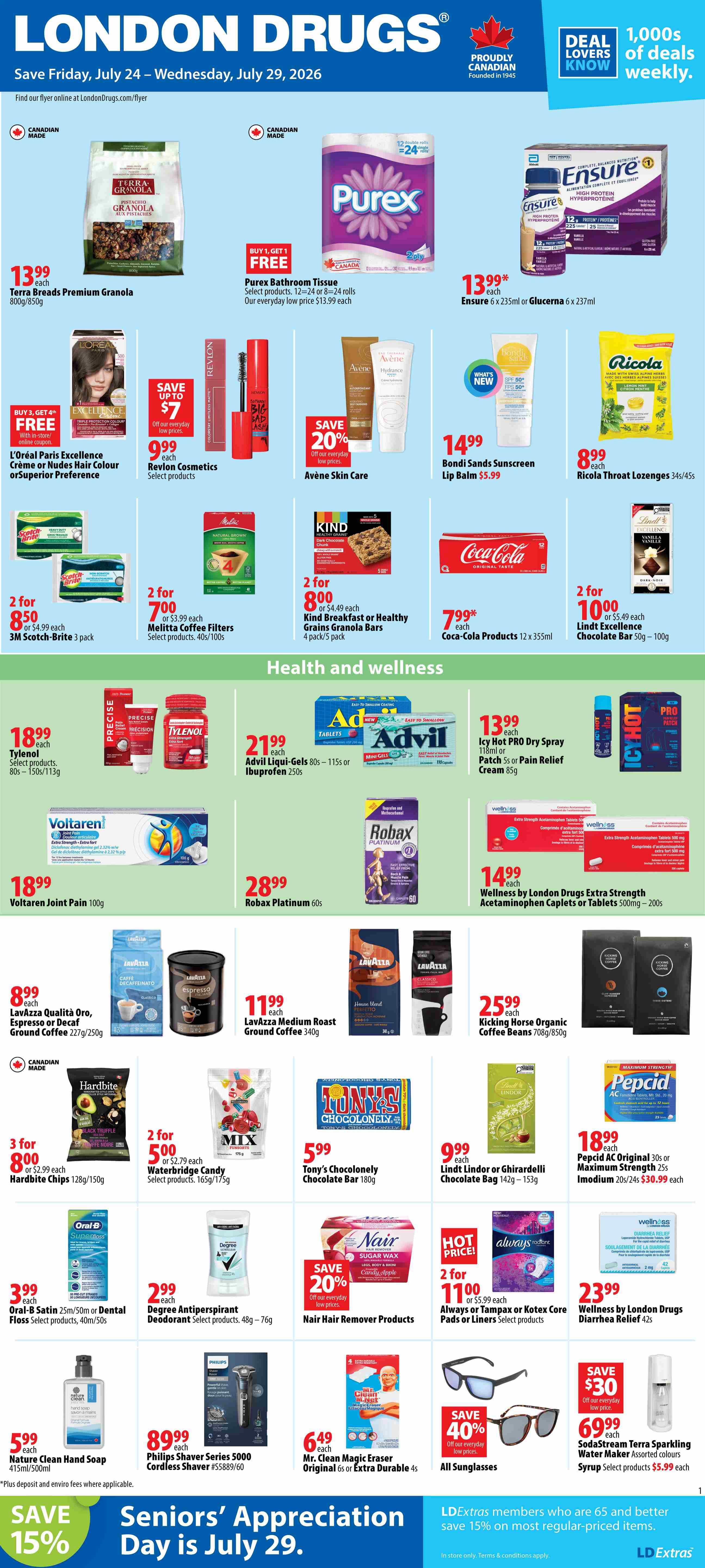 London Drugs Weekly Flyer July 24 to 29