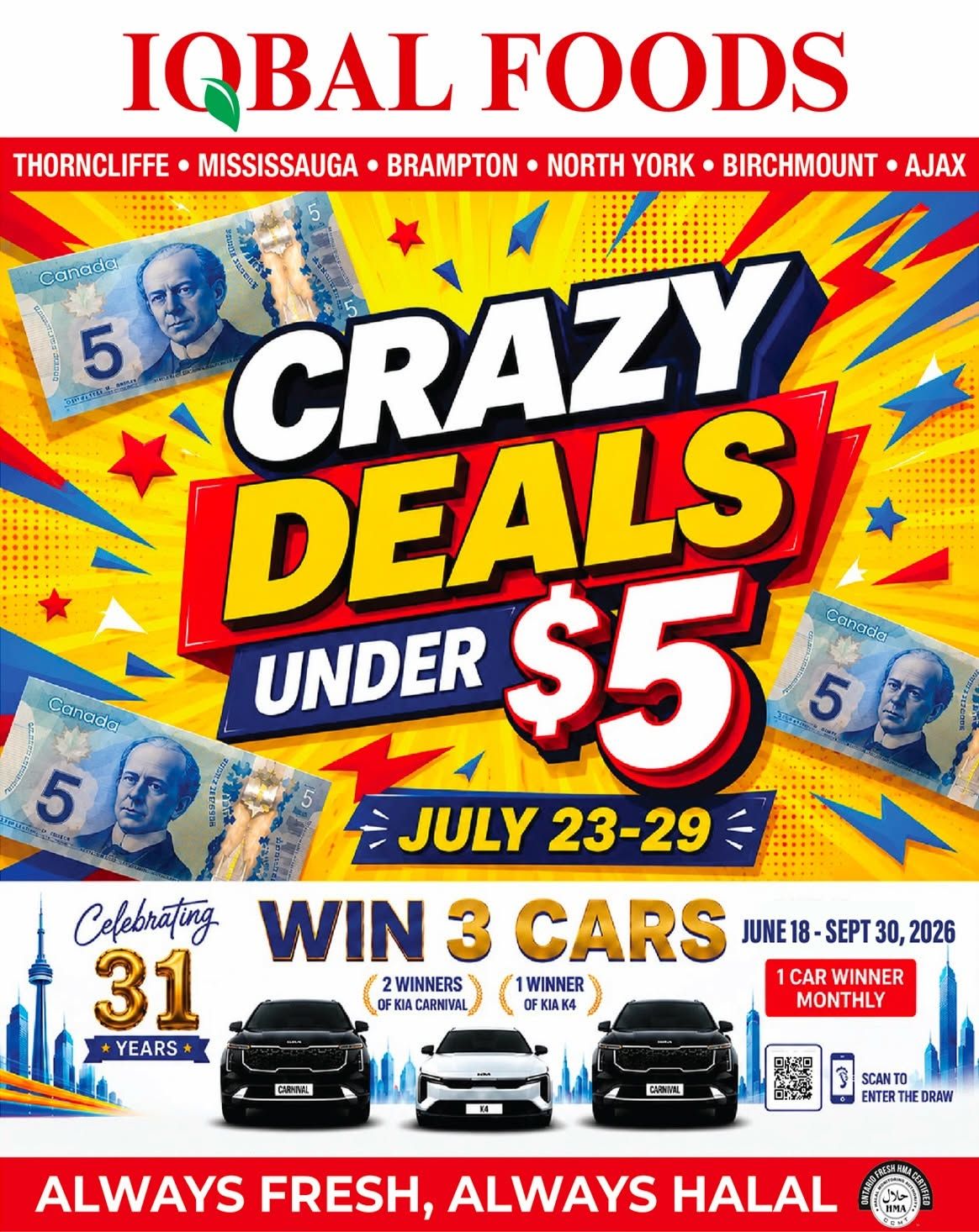 Iqbal Foods Flyer July 23 to 29
