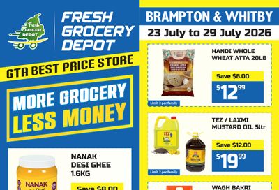 Fresh Grocery Depot Flyer July 23 to 29