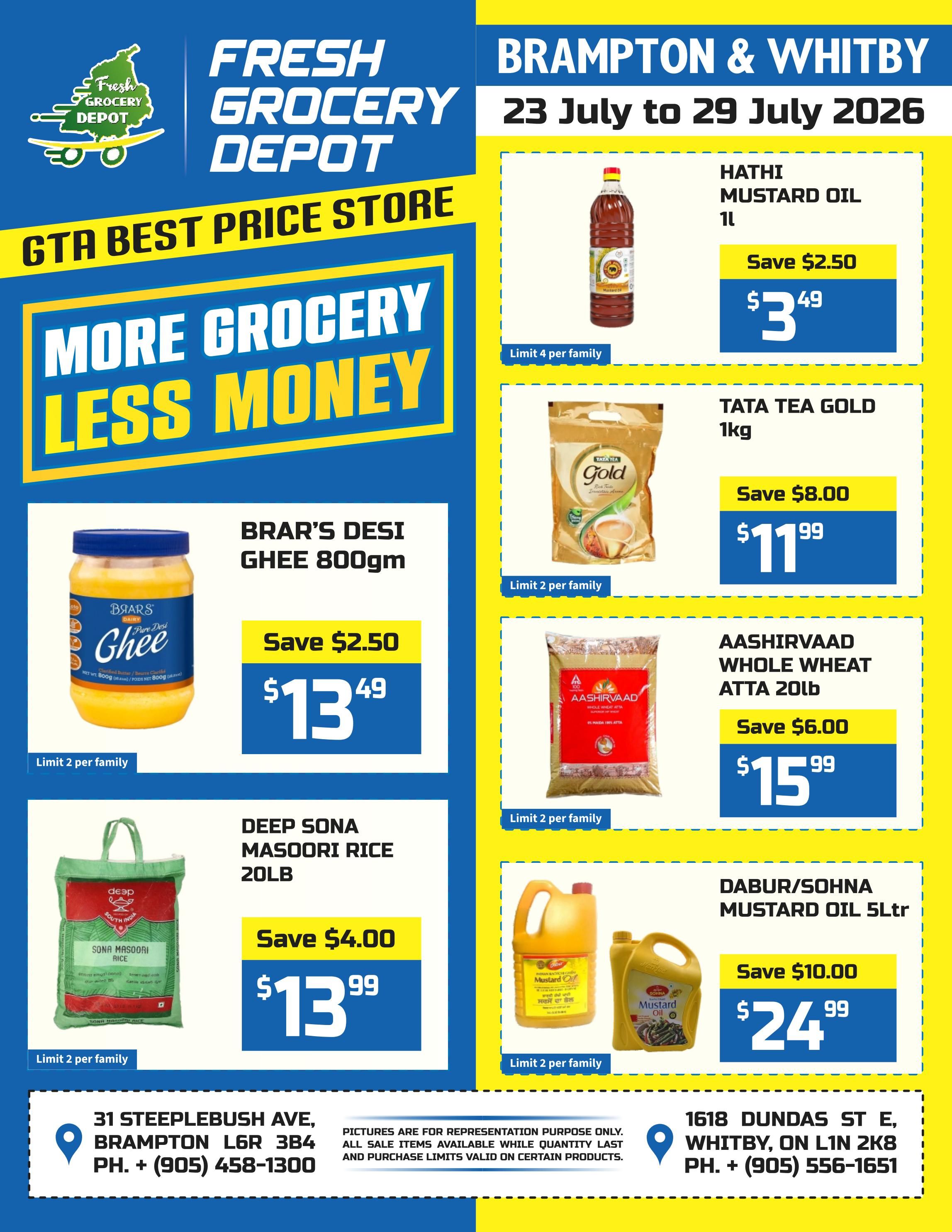 Fresh Grocery Depot Flyer July 23 to 29