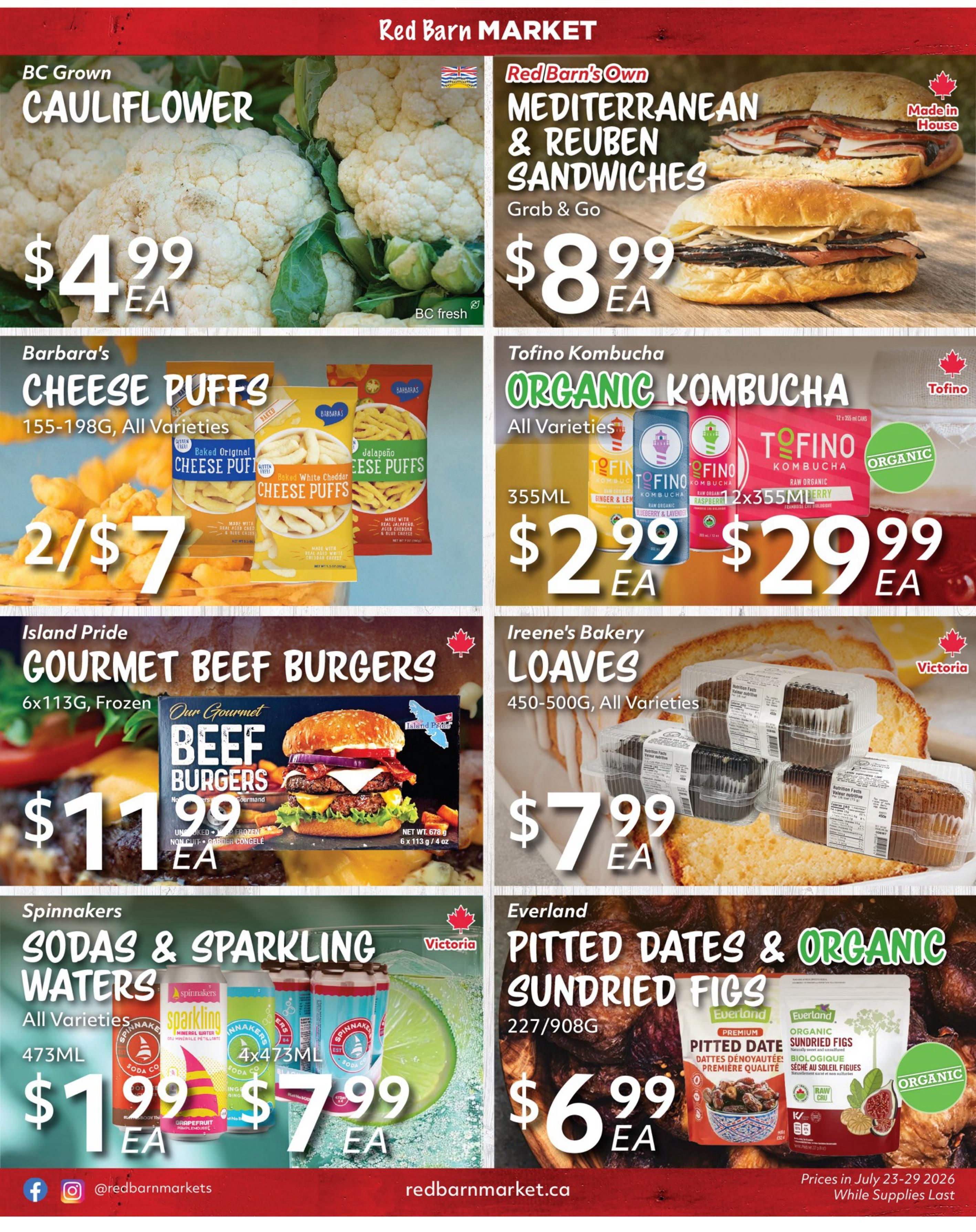 Red Barn Market Flyer July 23 to 29