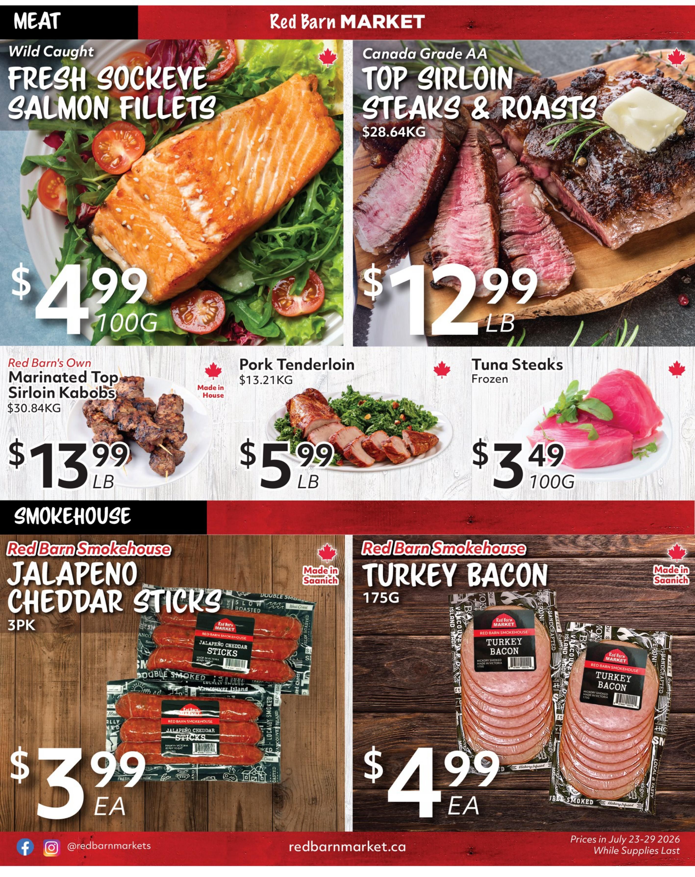 Red Barn Market Flyer July 23 to 29