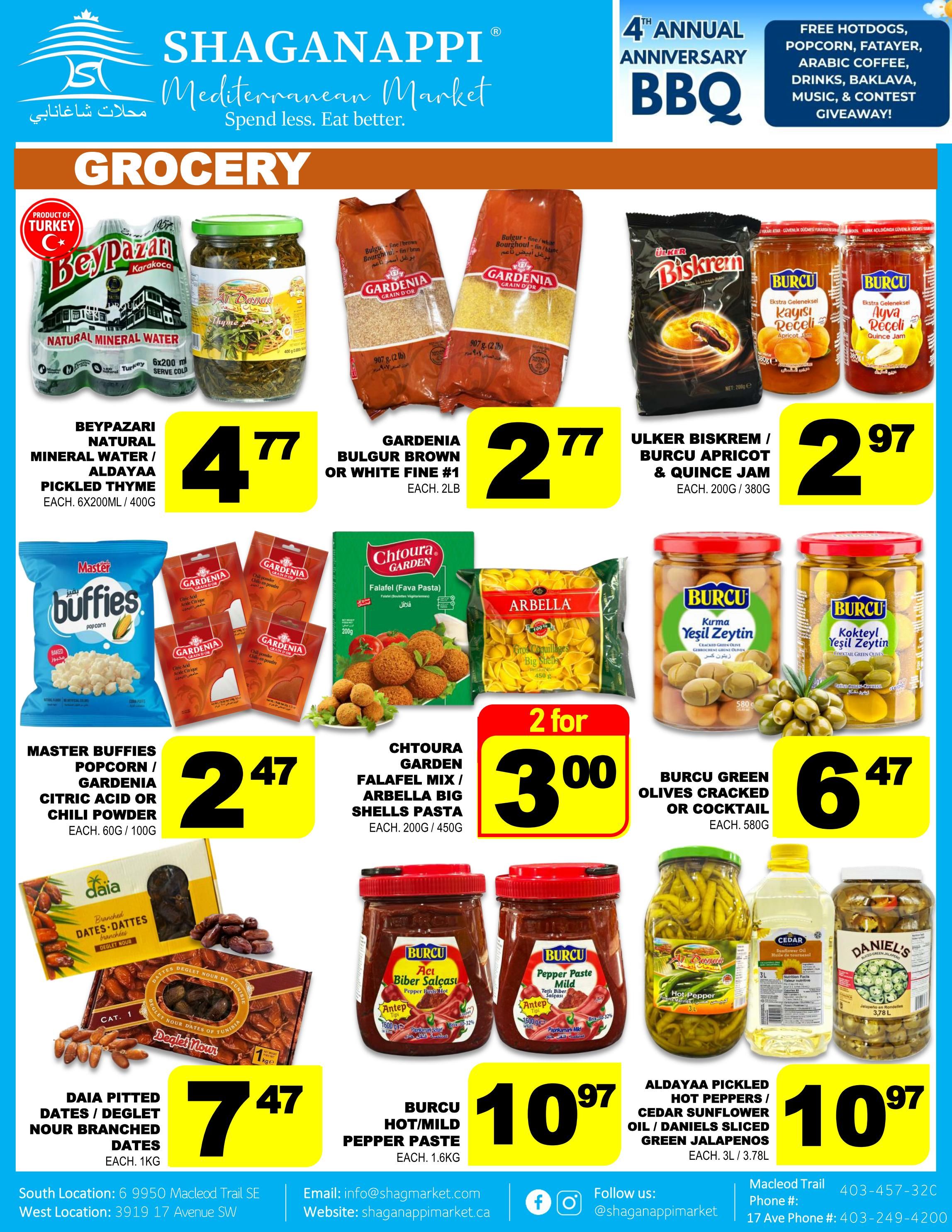 Shaganappi Mediterranean Market Flyer July 23 to 29