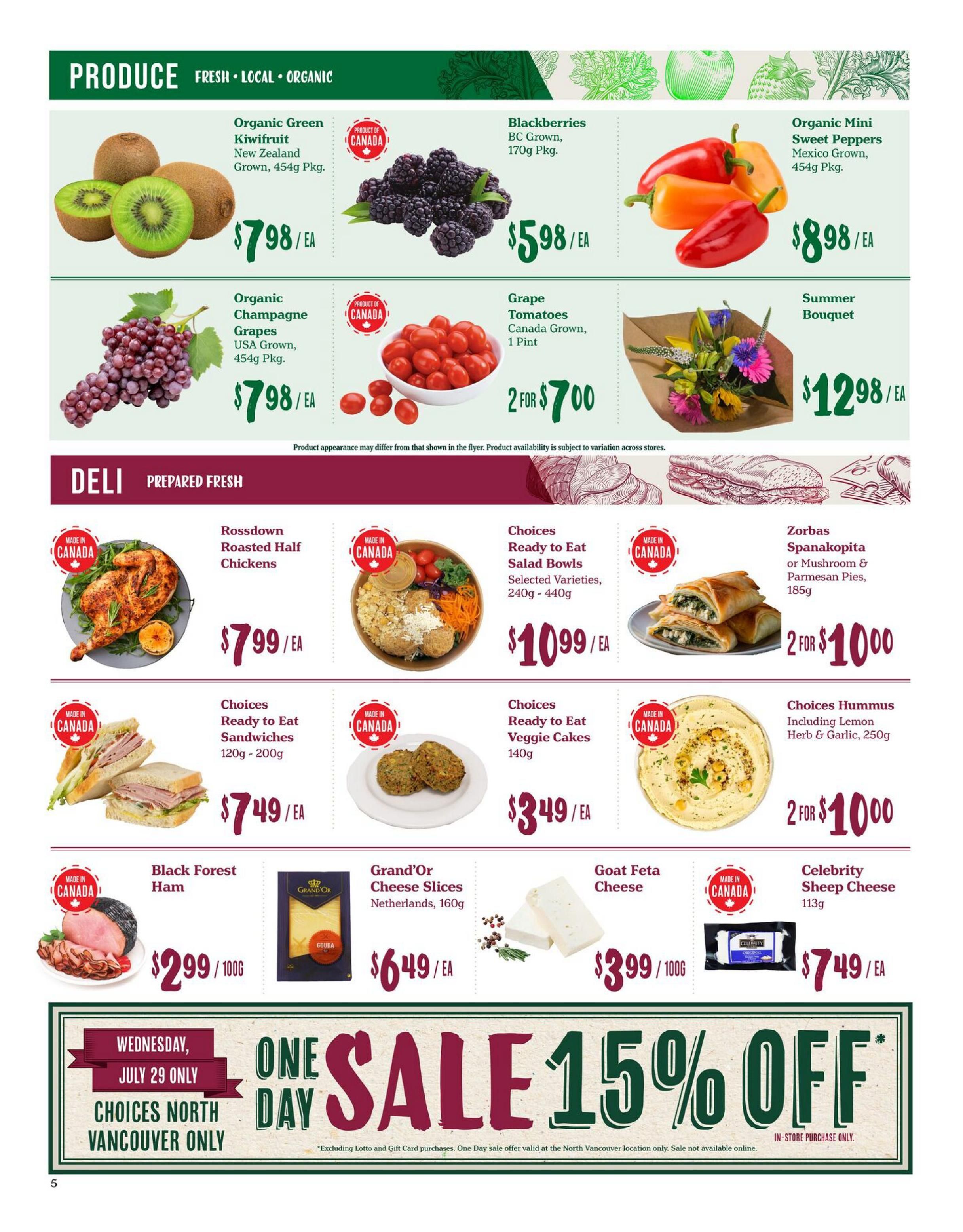 Choices Market Flyer July 23 to 29