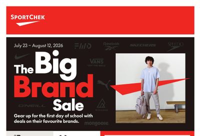 Sport Chek Flyer July 23 to August 12