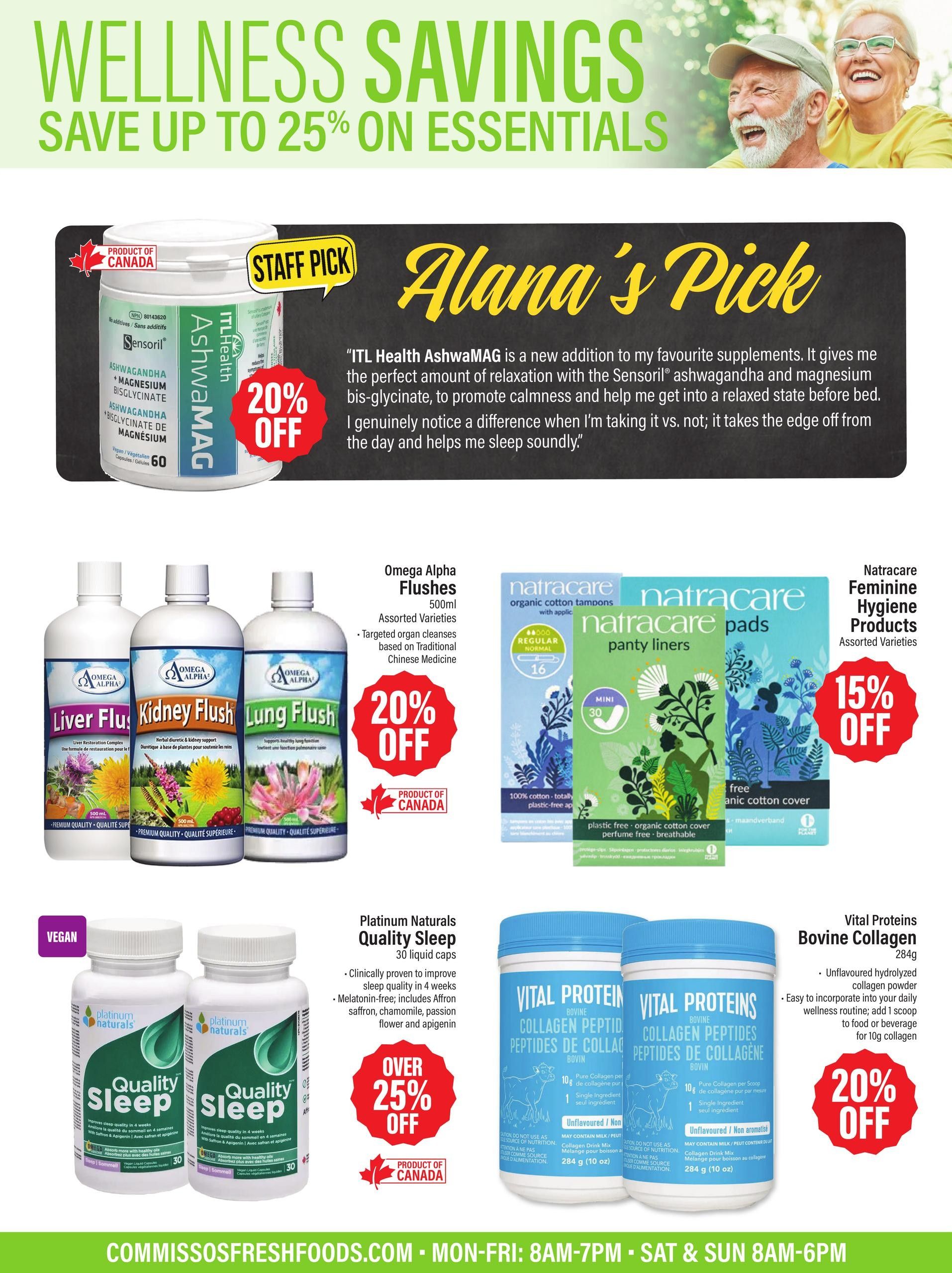 Commisso's Fresh Foods Wellness Flyer July 24 to August 6