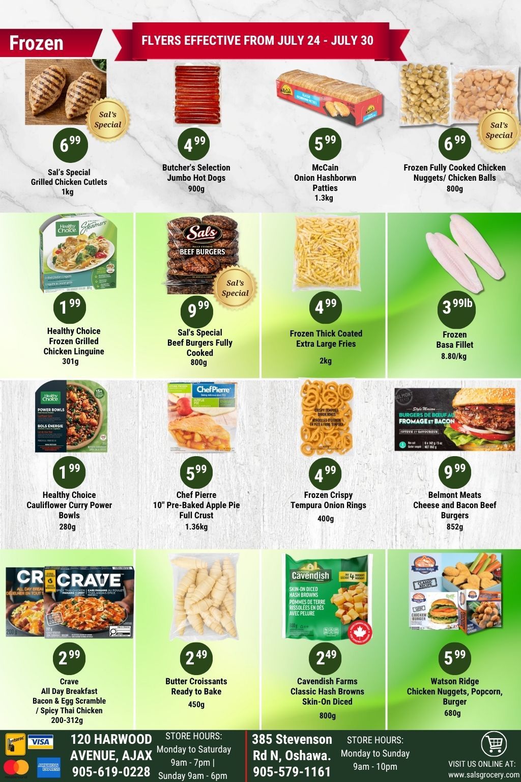 Sal's Grocery Flyer July 24 to 30