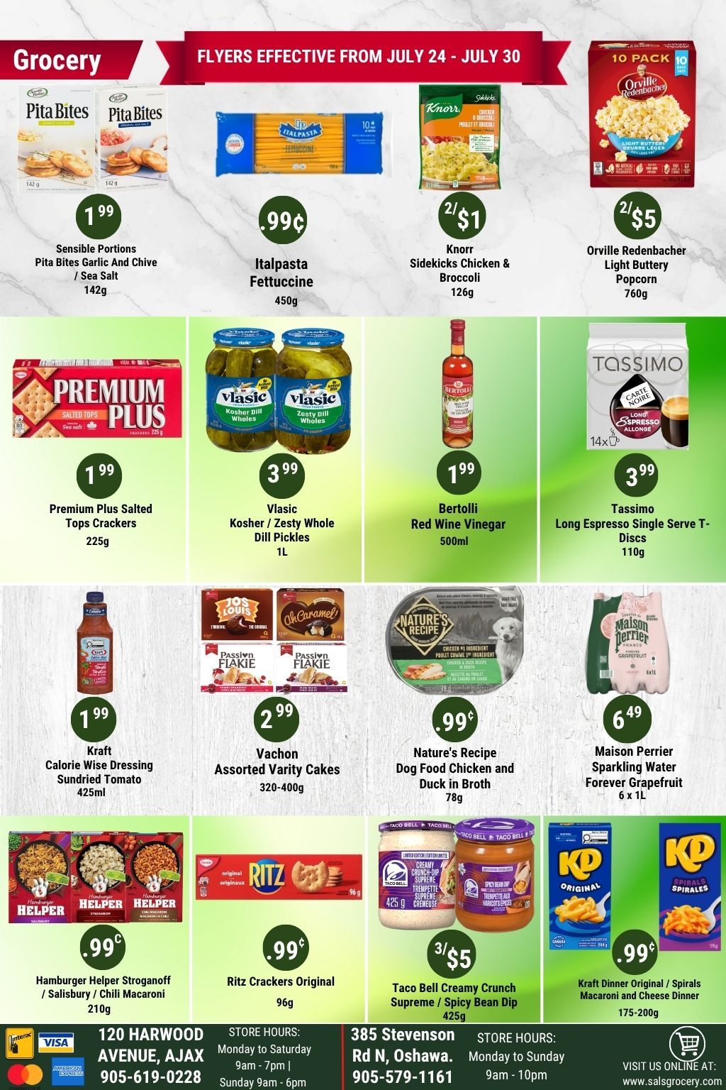 Sal's Grocery Flyer July 24 to 30