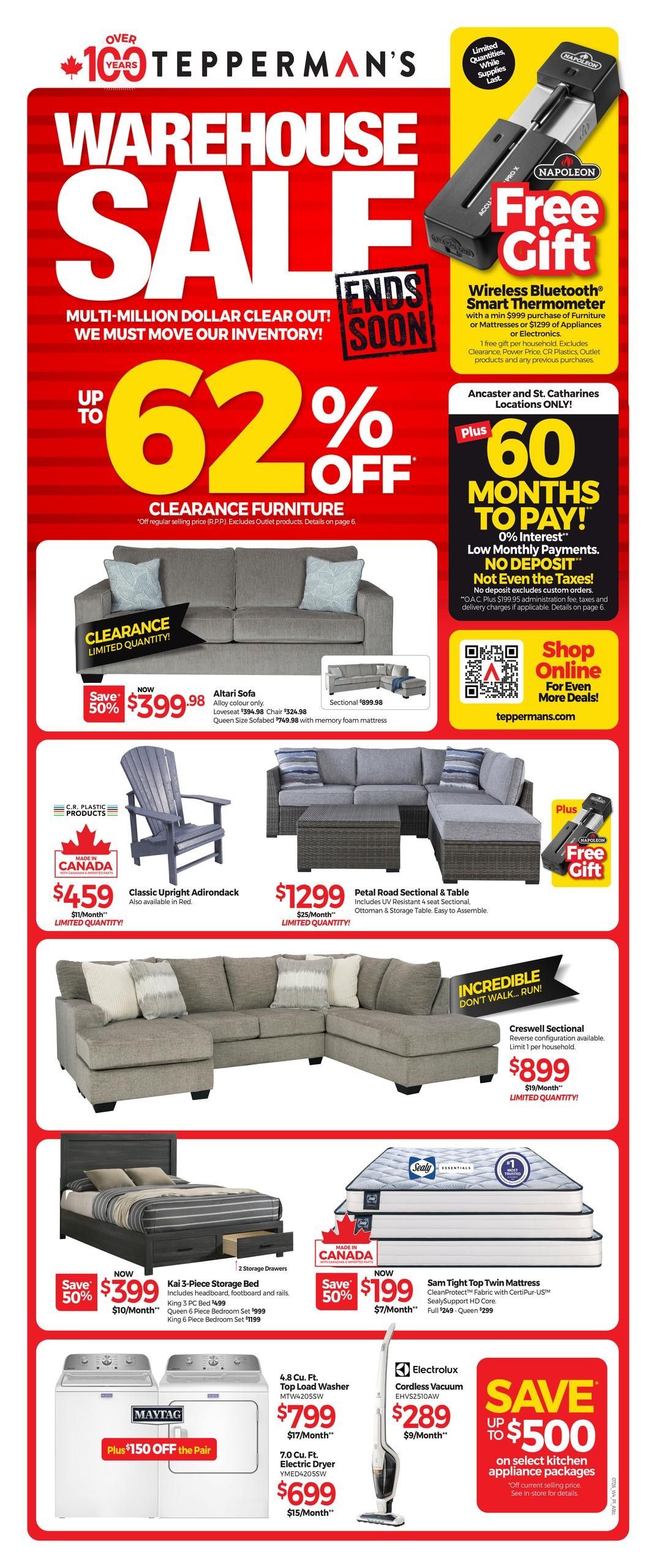 Tepperman's Flyer July 24 to 30