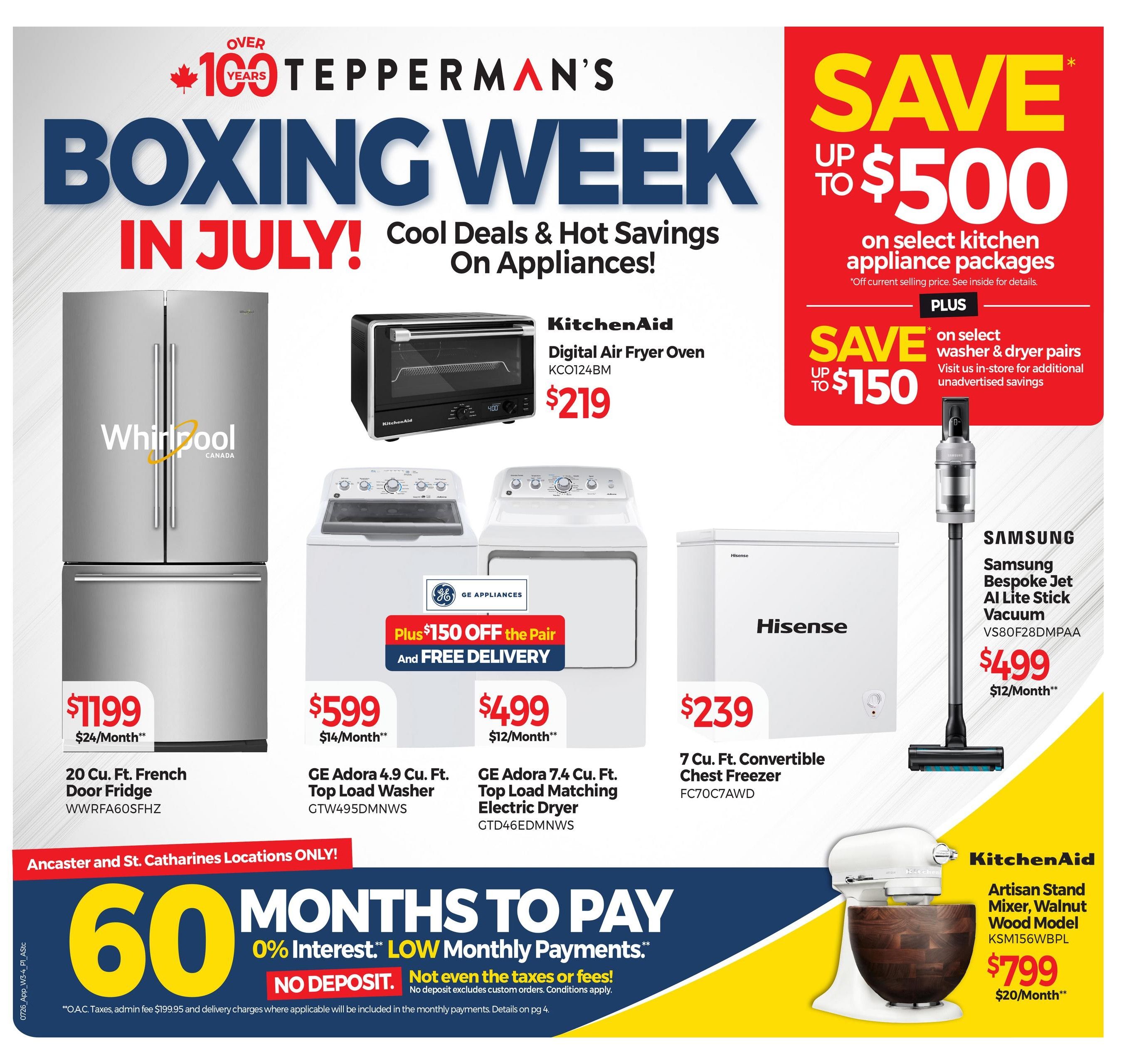 Tepperman's Flyer July 24 to 30