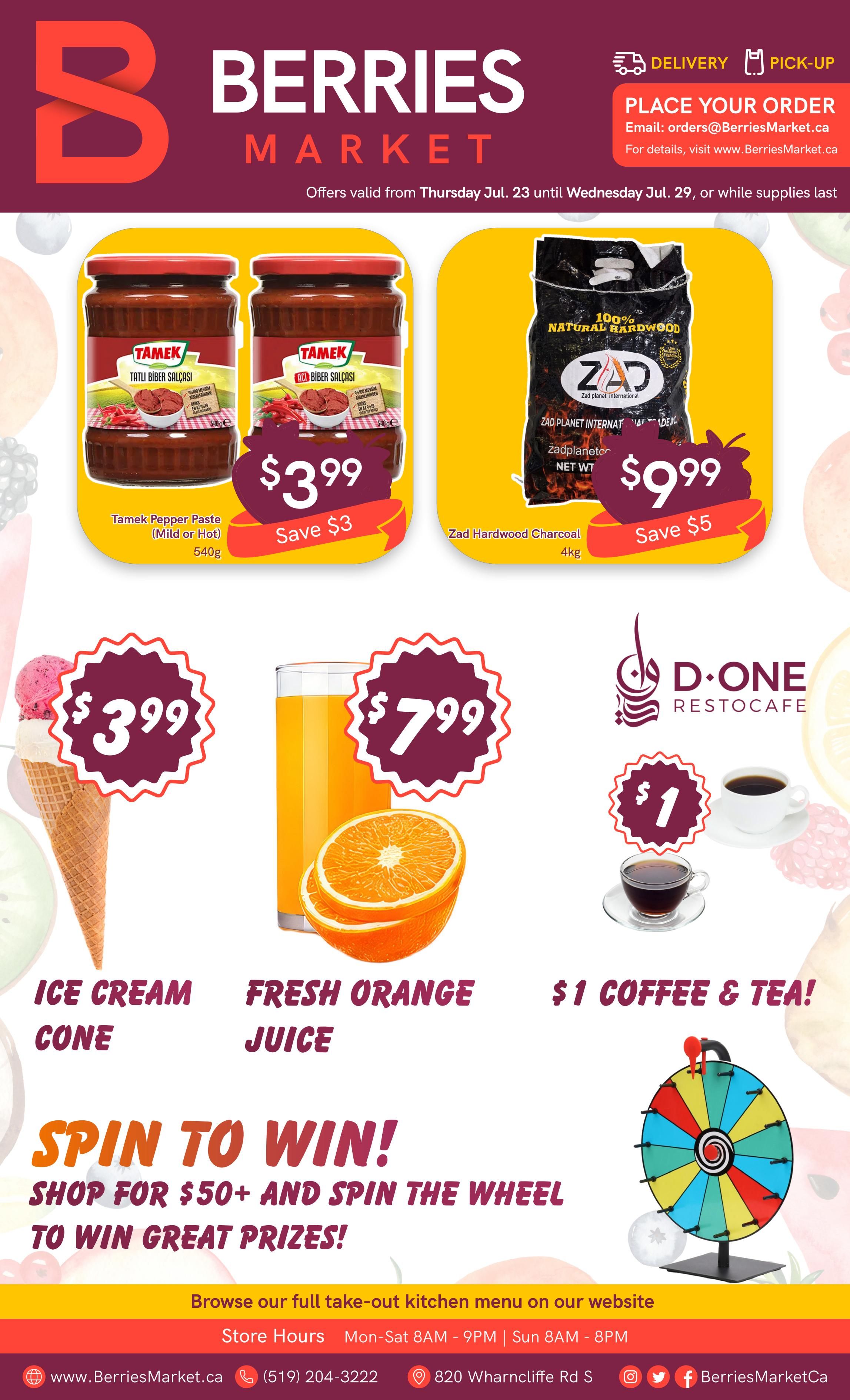 Berries Market Flyer July 23 to 29