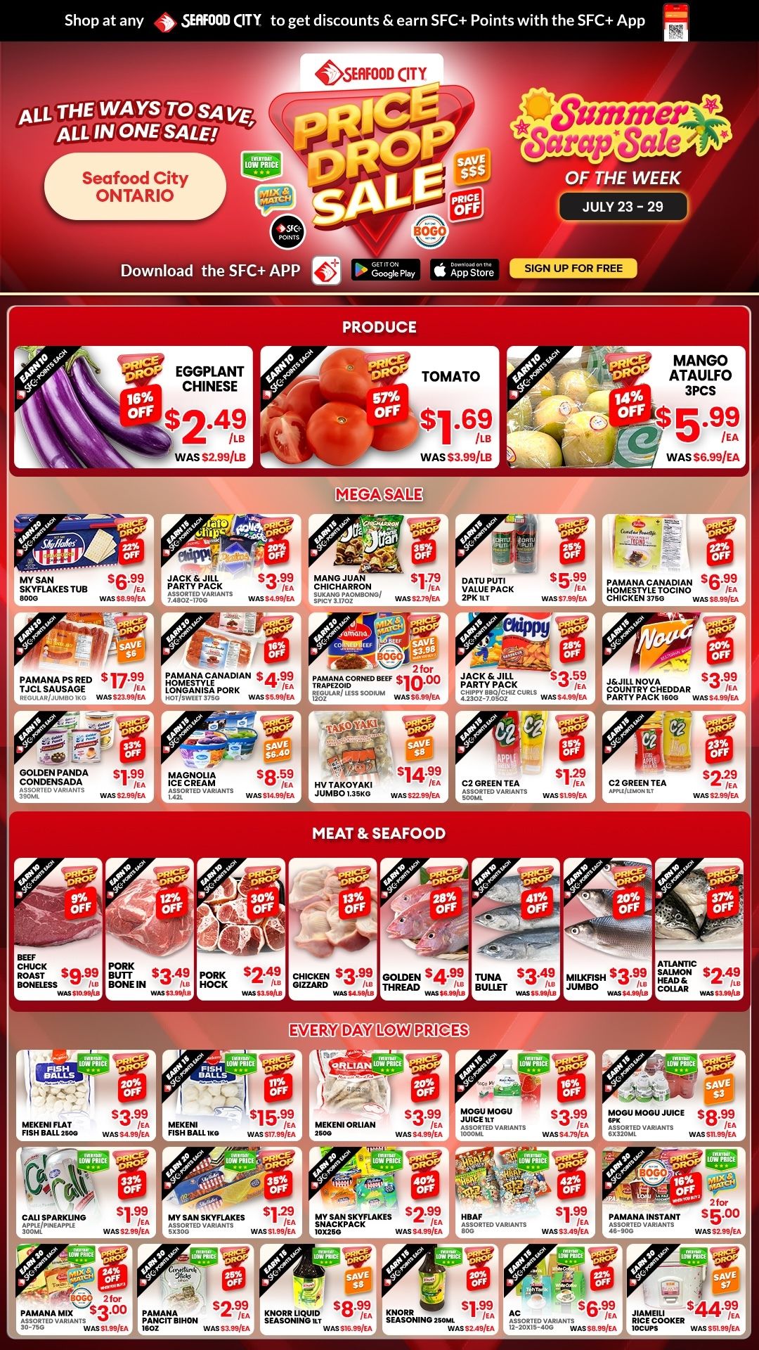 Seafood City Supermarket (ON) Flyer July 23 to 29
