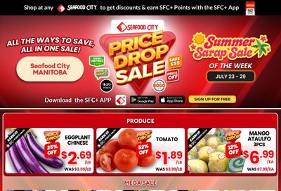 Seafood City Supermarket (MB) Flyer July 23 to 29