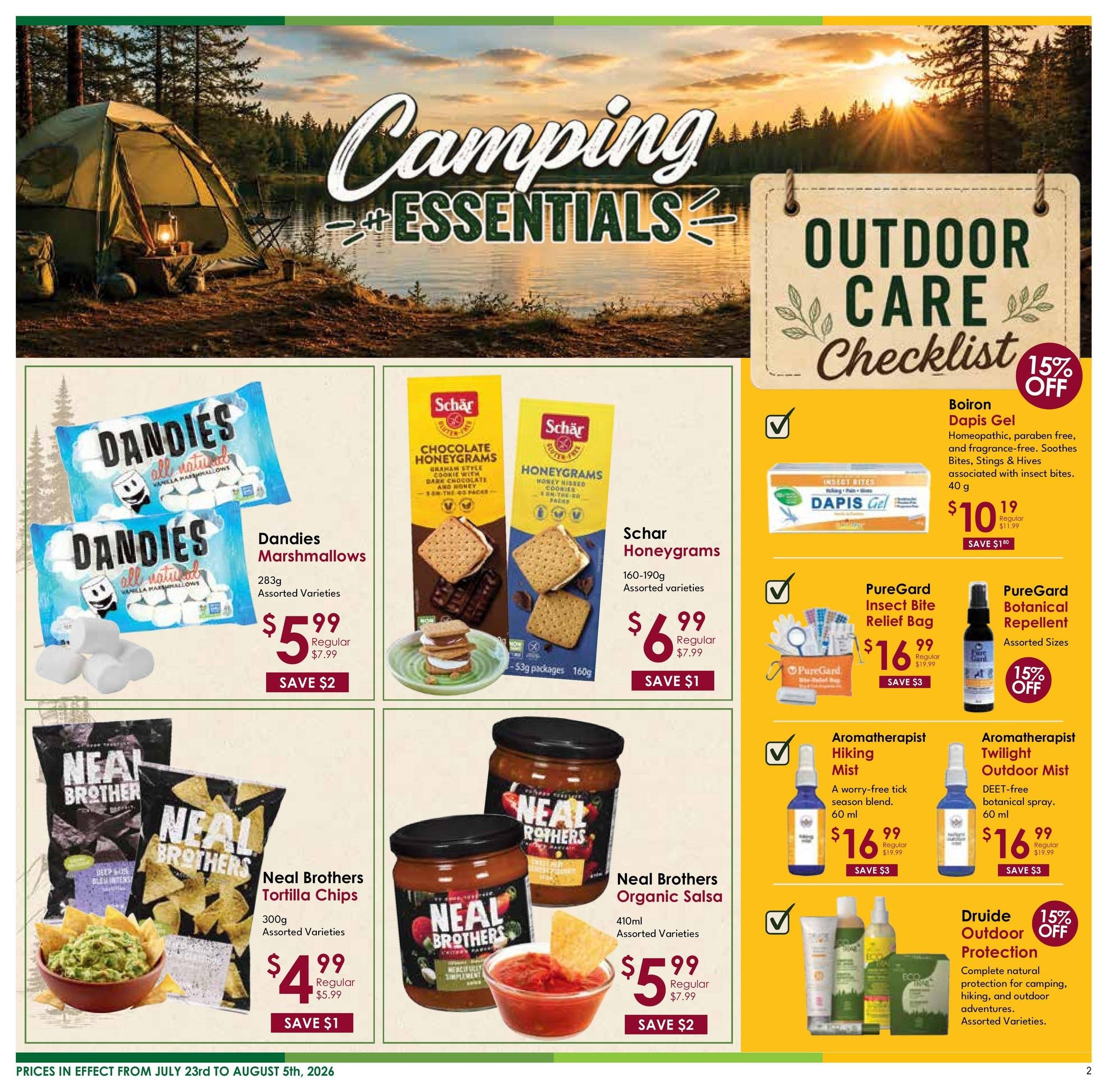 Nature's Emporium Flyer July 23 to August 5