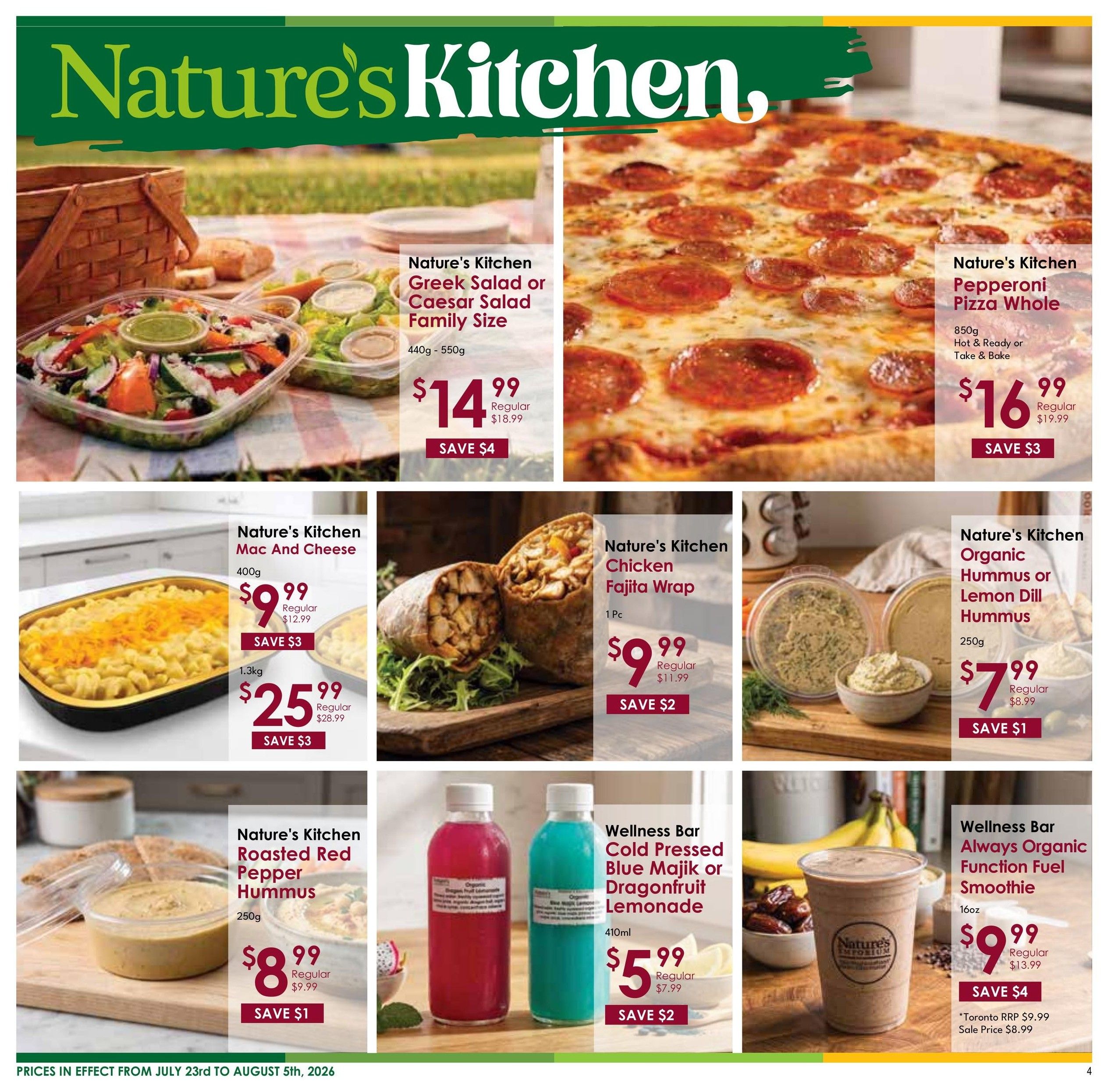 Nature's Emporium Flyer July 23 to August 5
