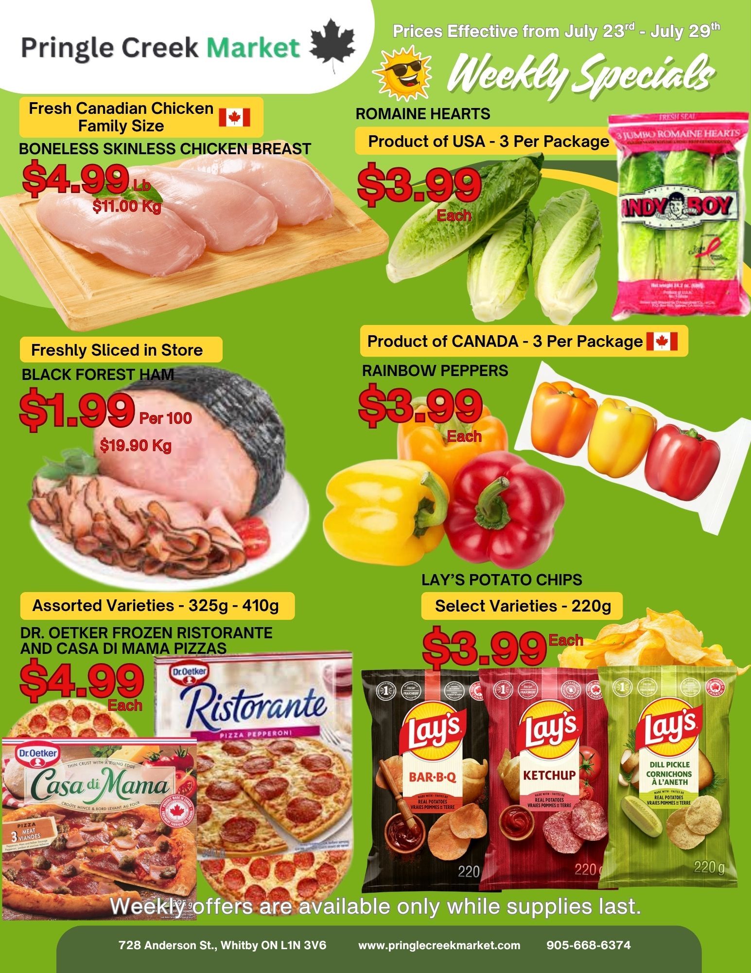 Pringle Creek Market Flyer July 23 to 29