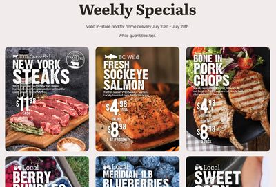 Meridian Farm Market Flyer July 23 to 29