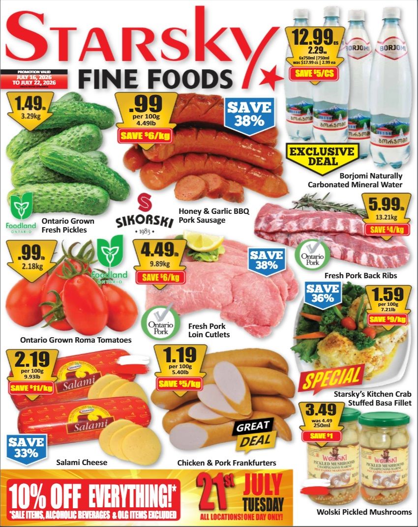 Starsky Foods Flyer July 23 to 29