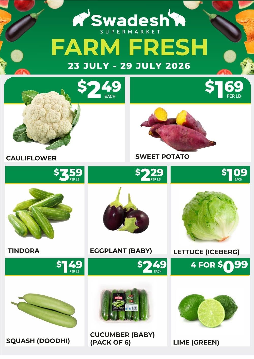 Swadesh Supermarket Flyer July 23 to 29