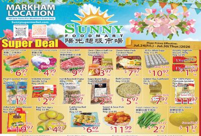Sunny Foodmart (Markham) Flyer July 24 to 30