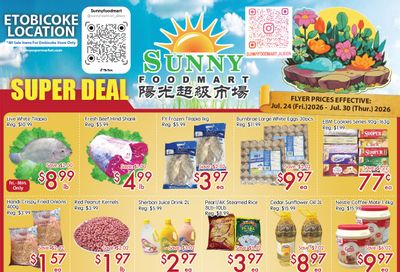 Sunny Foodmart (Etobicoke) Flyer July 24 to 30