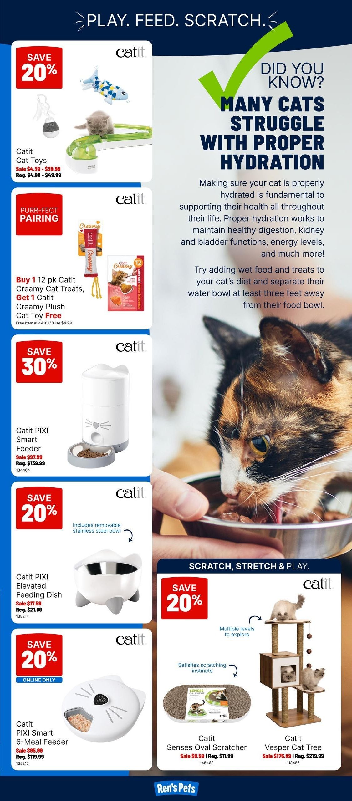 Ren's Pets Flyer July 24 to 27