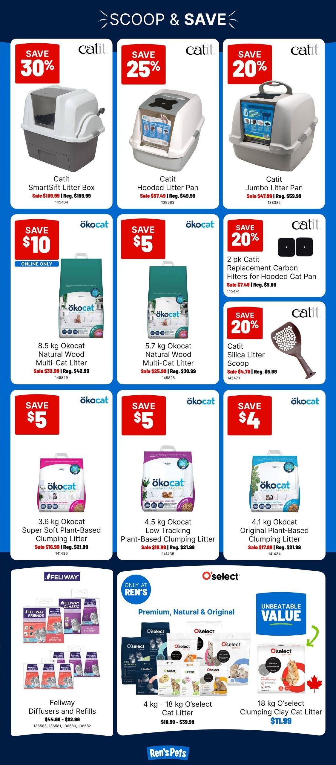 Ren's Pets Flyer July 24 to 27