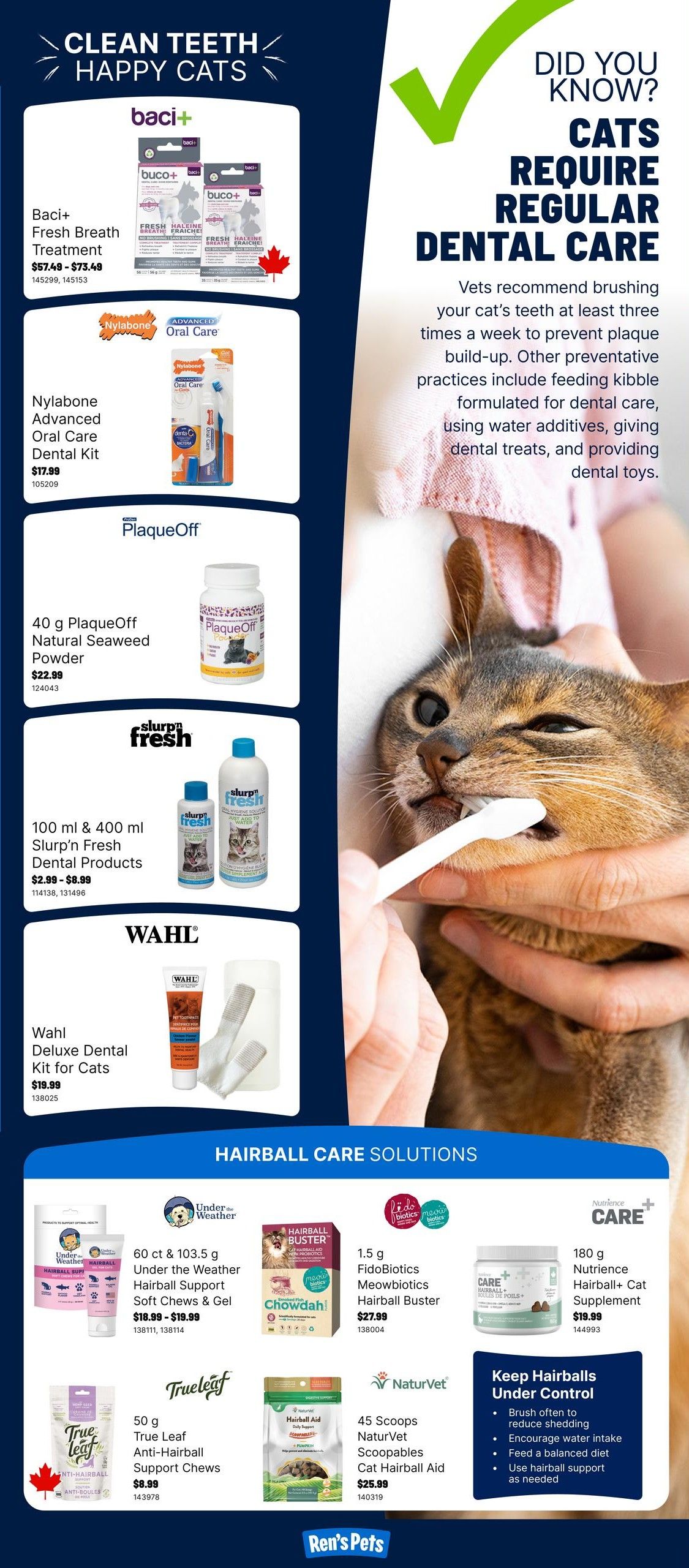 Ren's Pets Flyer July 24 to 27