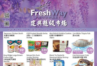FreshWay Foodmart Flyer July 24 to 30