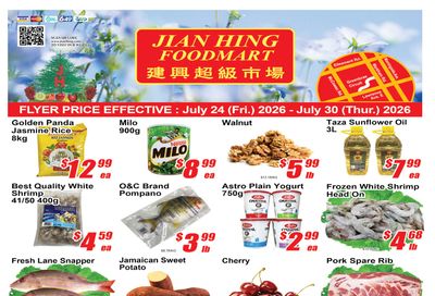 Jian Hing Foodmart (Scarborough) Flyer July 24 to 30