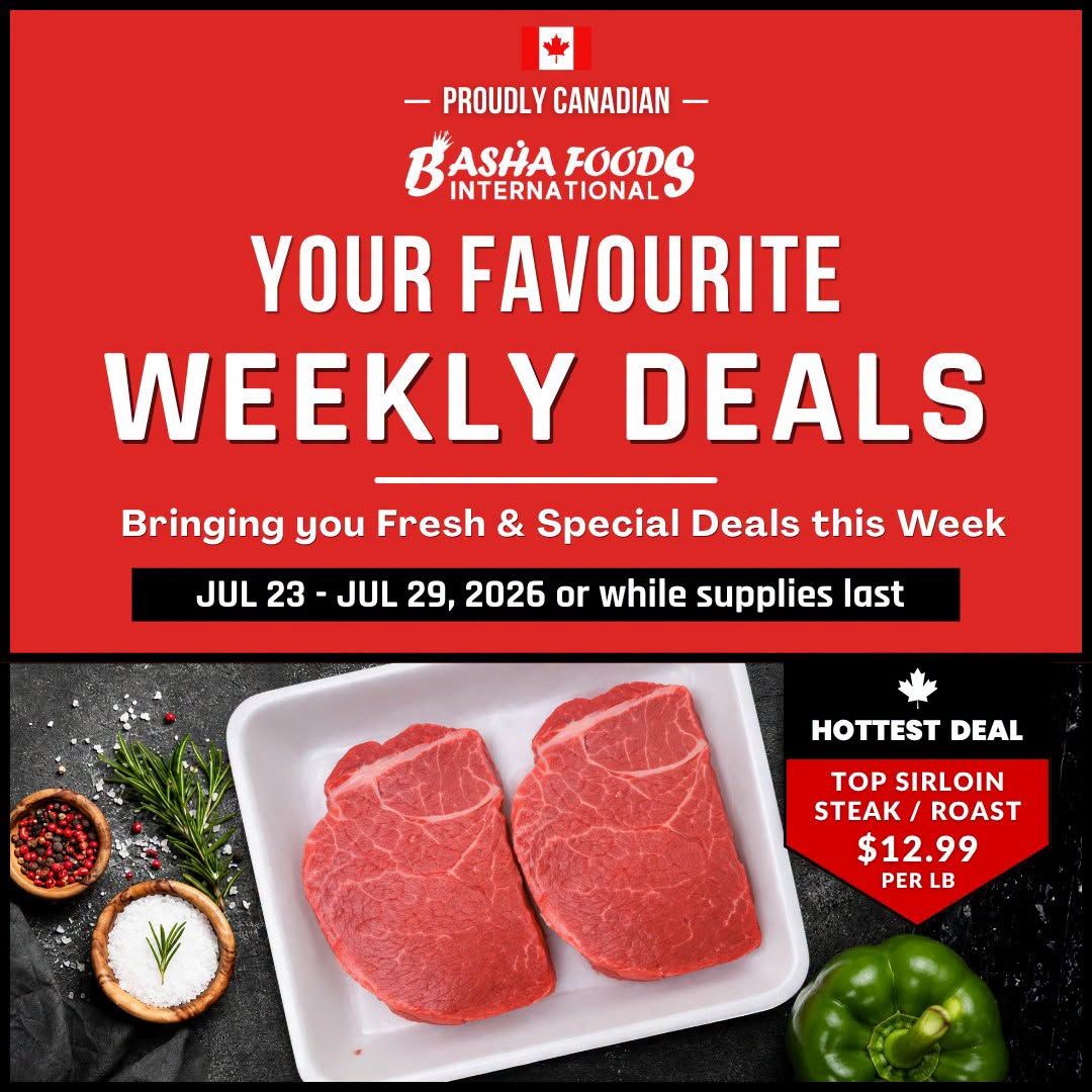 Basha Foods International Flyer July 23 to 29