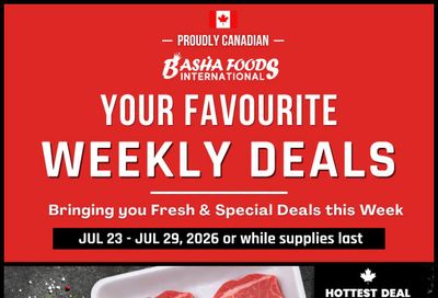 Basha Foods International Flyer July 23 to 29