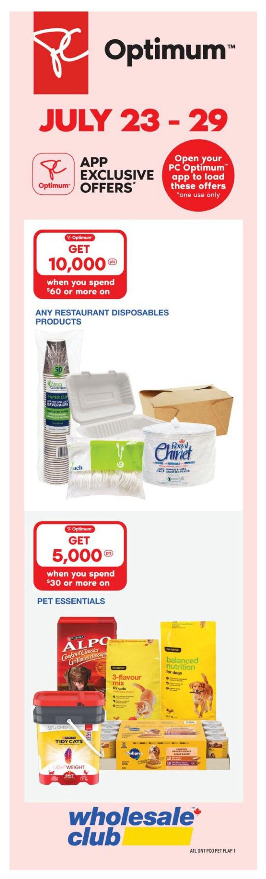 Wholesale Club (Atlantic) Flyer July 23 to 29