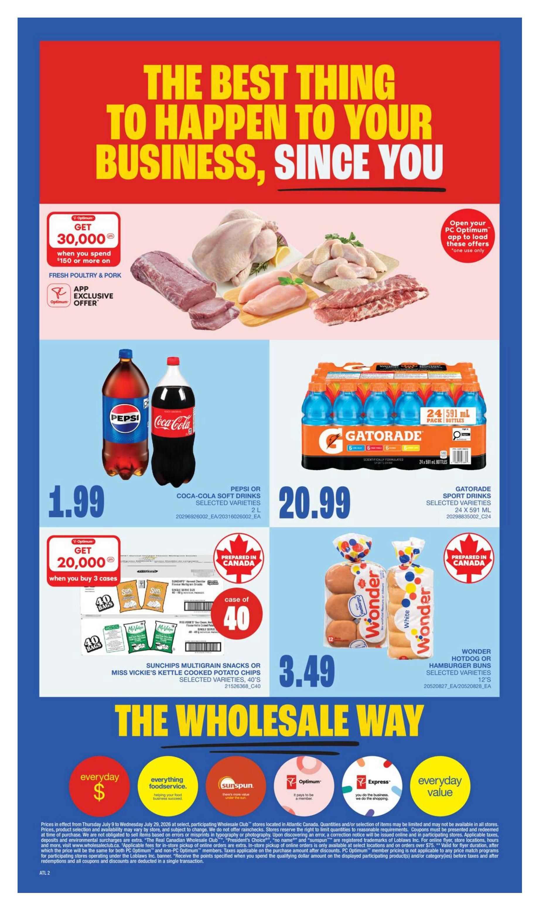 Wholesale Club (Atlantic) Flyer July 23 to 29