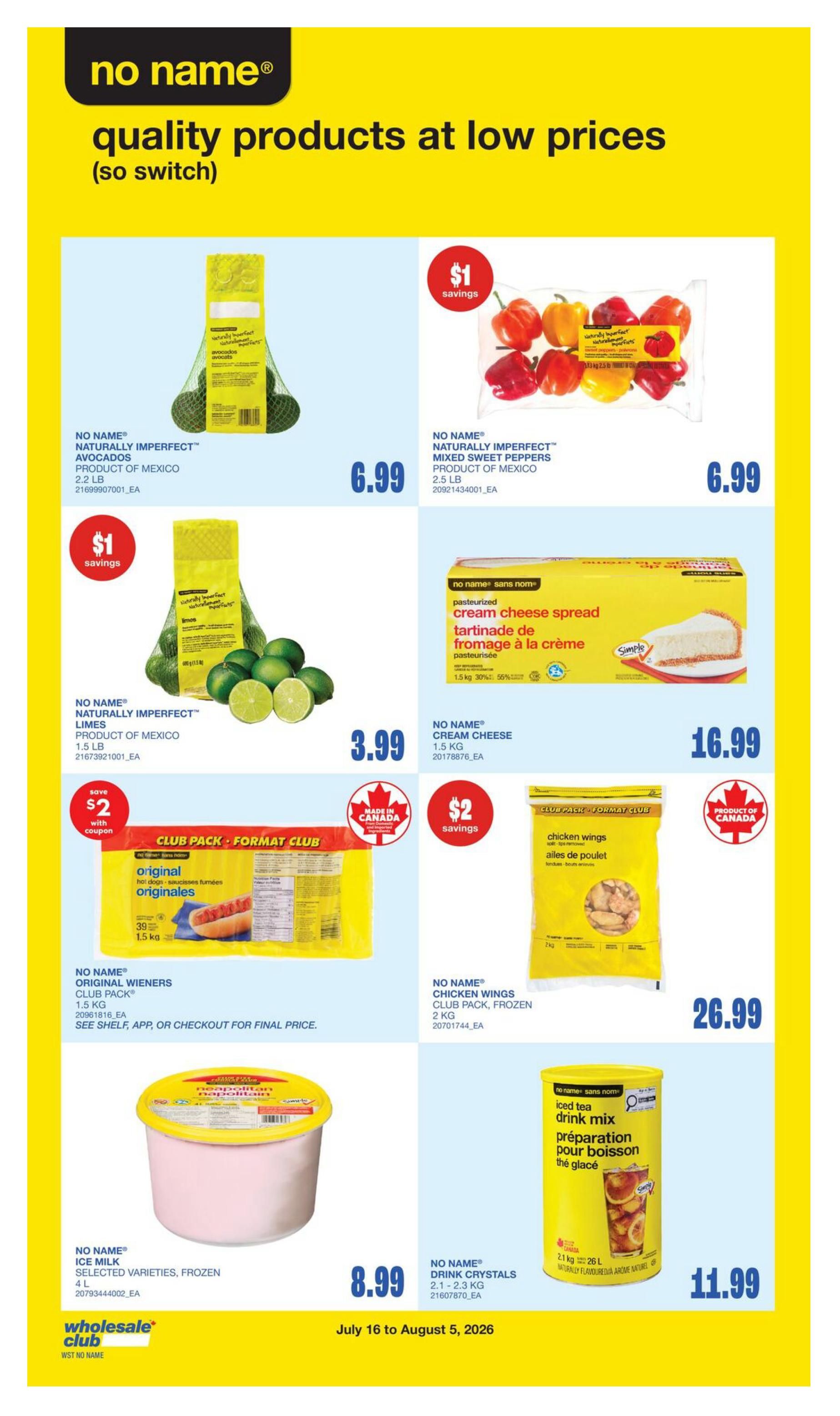 Wholesale Club (West) Flyer July 23 to 29