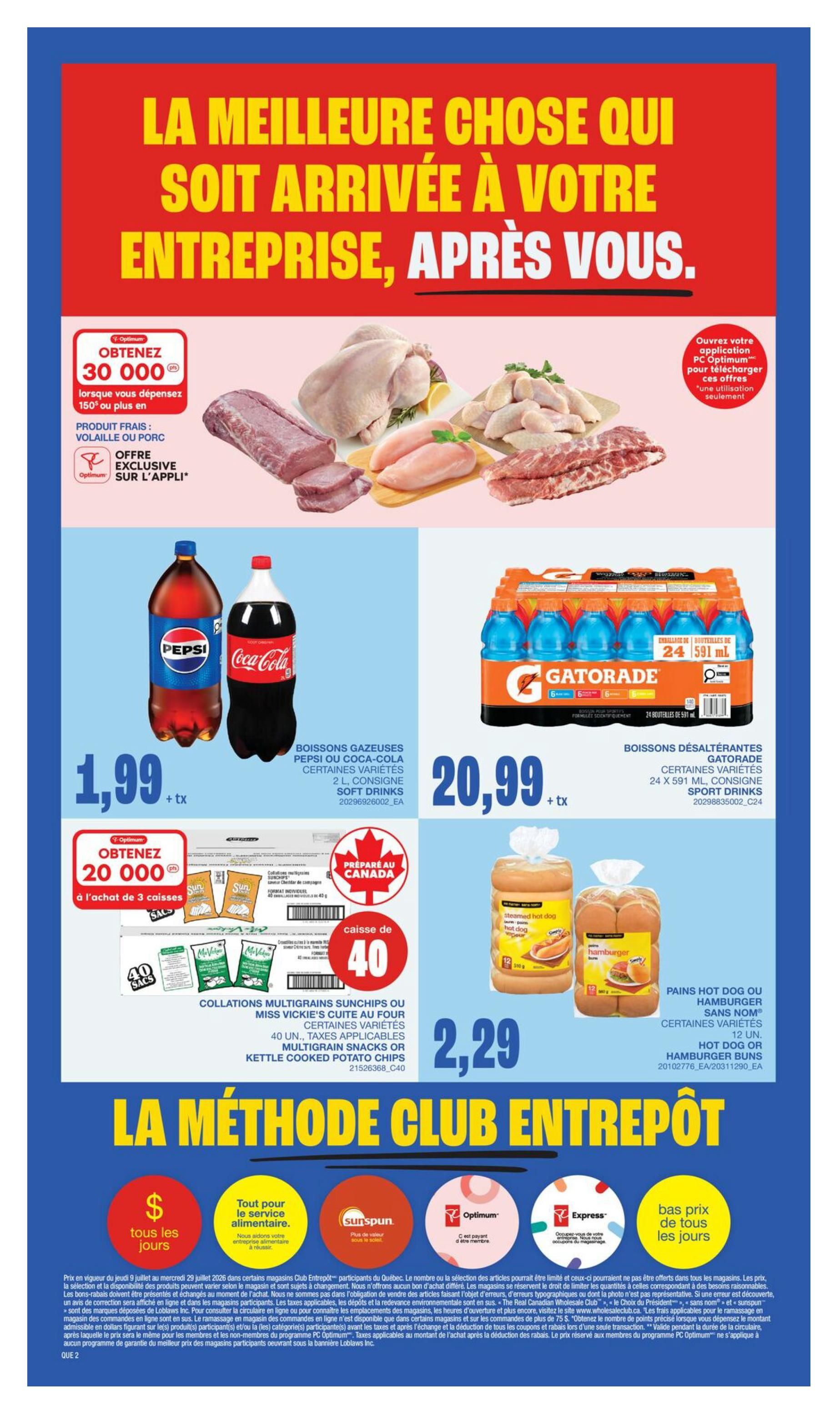 Wholesale Club (QC) Flyer July 23 to 29