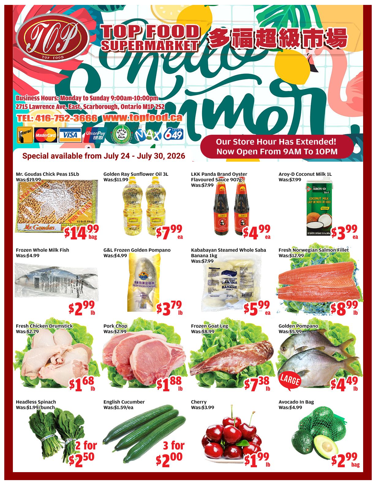 Top Food Supermarket Flyer July 24 to 30