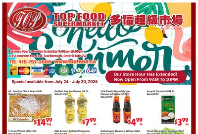 Top Food Supermarket Flyer July 24 to 30