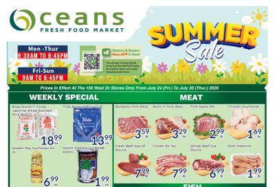 Oceans Fresh Food Market (Brampton) Flyer July 24 to 30