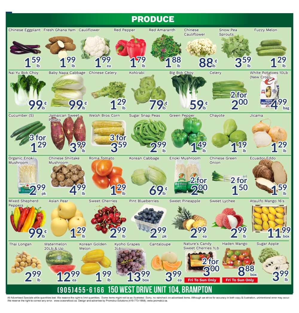 Oceans Fresh Food Market (Brampton) Flyer July 24 to 30