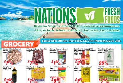 Nations Fresh Foods (Brampton) Flyer July 24 to 30