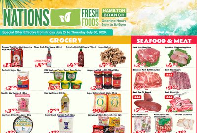 Nations Fresh Foods (Hamilton) Flyer July 24 to 30