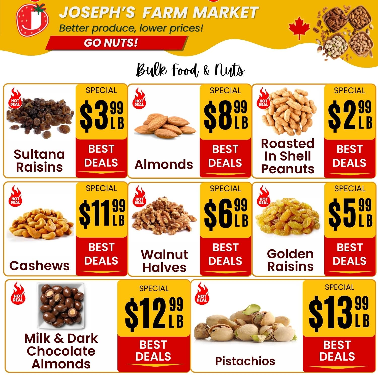 Joseph's Farm Market Flyer July 24 to 29