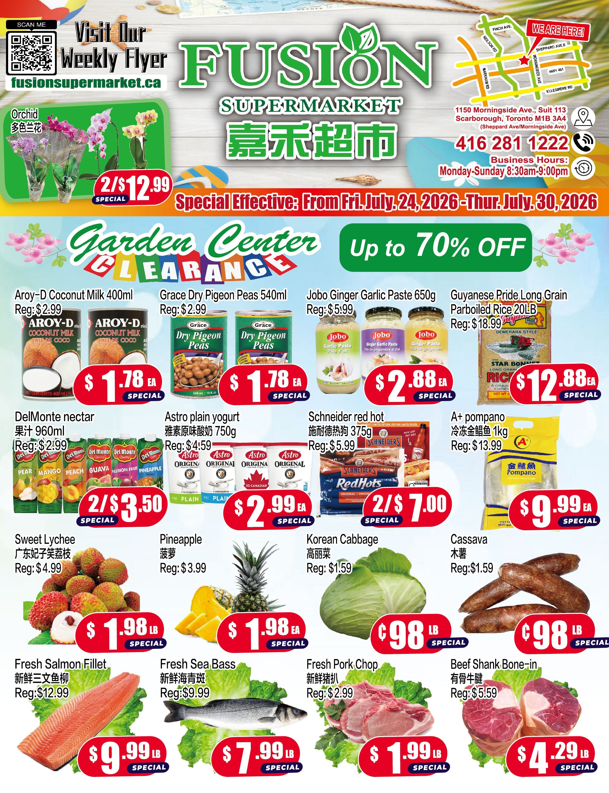 Fusion Supermarket (Scarborough) Flyer July 24 to 30