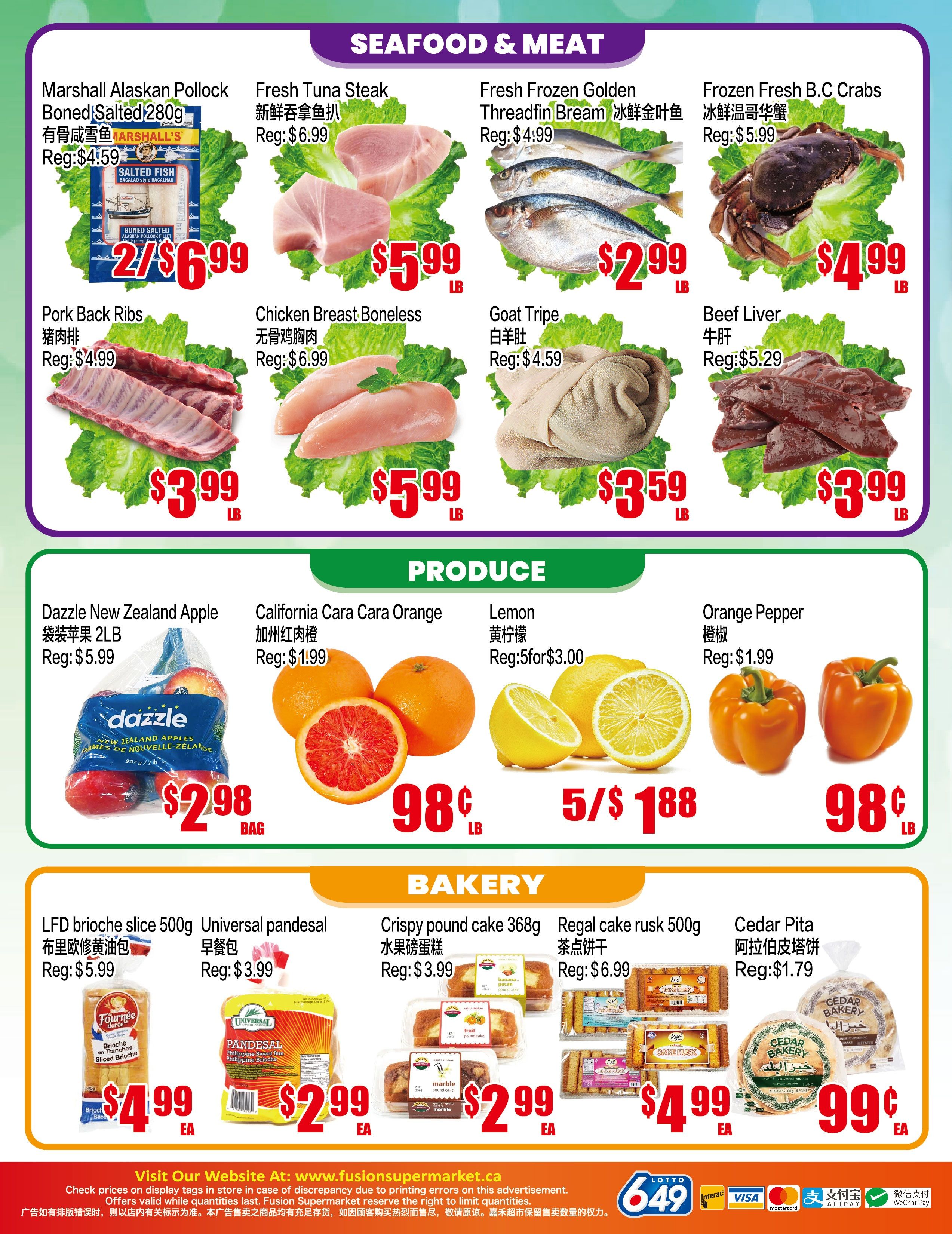 Fusion Supermarket (Scarborough) Flyer July 24 to 30