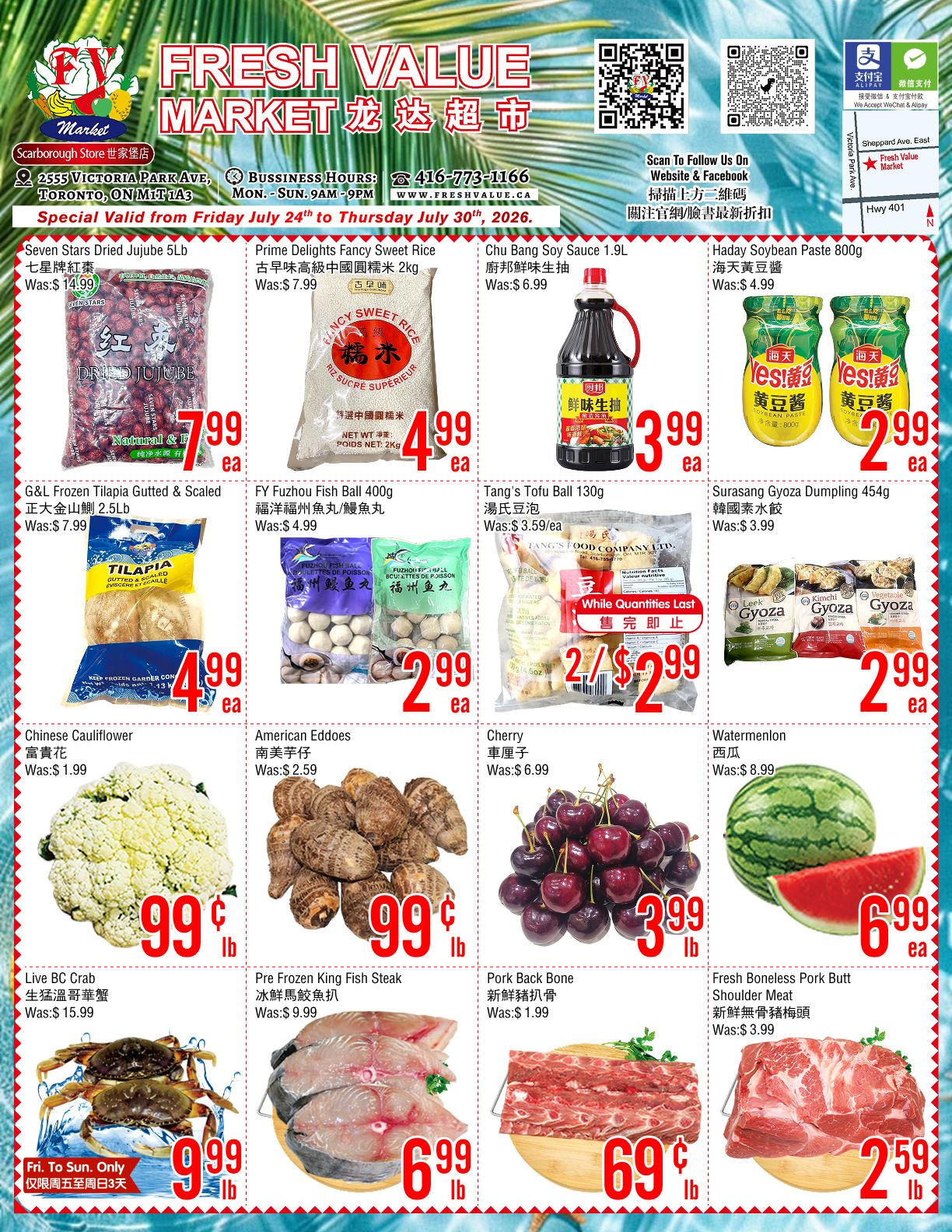 Fresh Value (Scarborough) Flyer July 24 to 30
