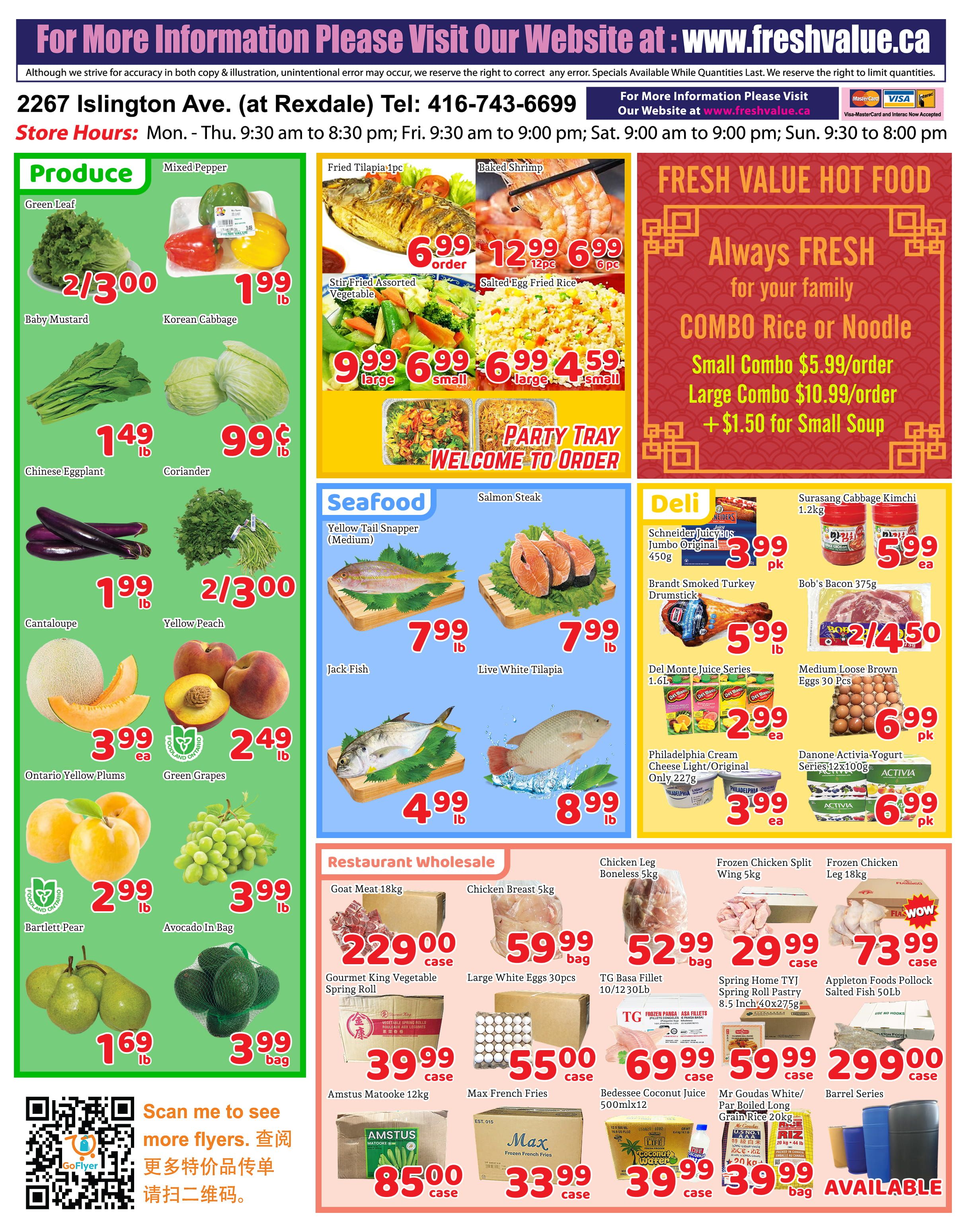 Fresh Value (Etobicoke) Flyer July 24 to 30